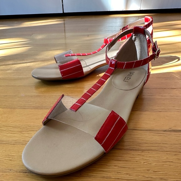 Vaneli T-strap sandals - red - Picture 2 of 6